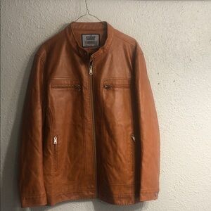Men's Brown Leather Jacket